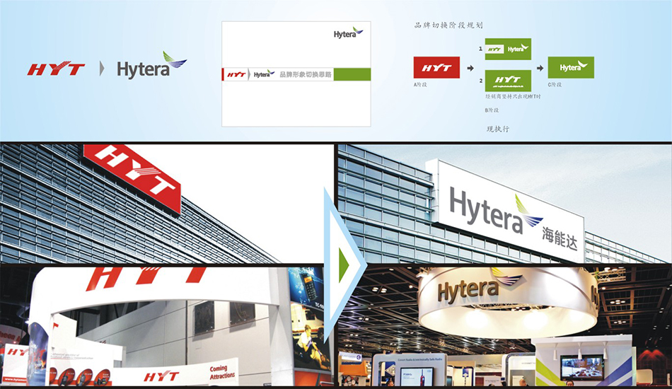 海能達(dá)舊新品牌切換_北辰品牌設(shè)計